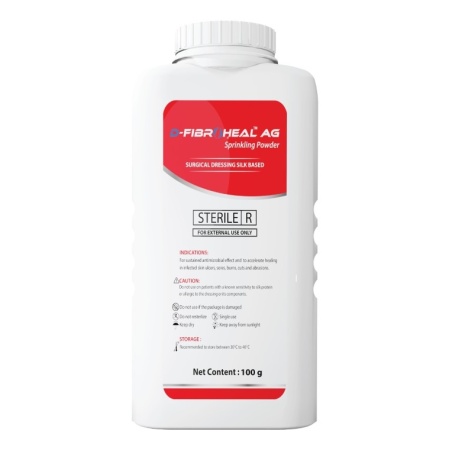 D-FIBROHEAL Ag SPRINKLING POWDER - 100gms