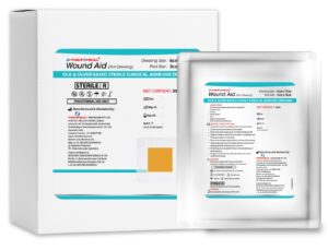 Silk And Silver Based Sterile Surgical Adhesive Dressing
